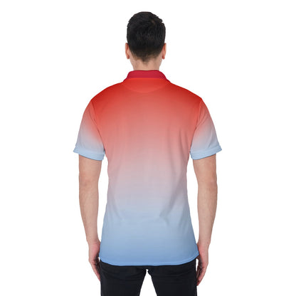 RC R & Blue OMBRE POLO