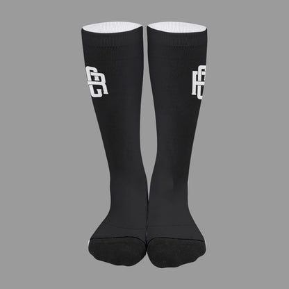 RC BLK socks side logo