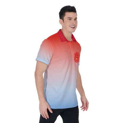 RC R & Blue OMBRE POLO