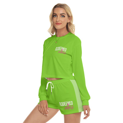 Womens' Short Sweatshirt and Shorts Set