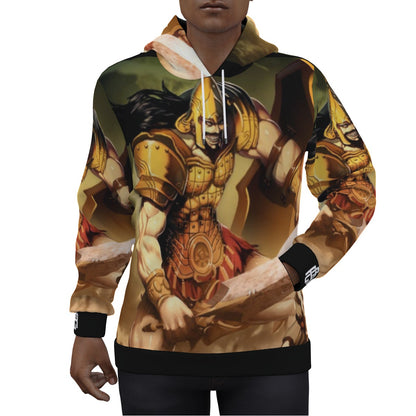 Giant Killer All-Over Print Men's Pullover Hoodie