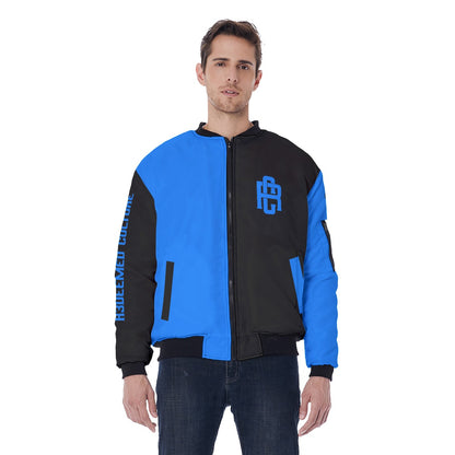 Jesus Saves Bomber Jacket Blue