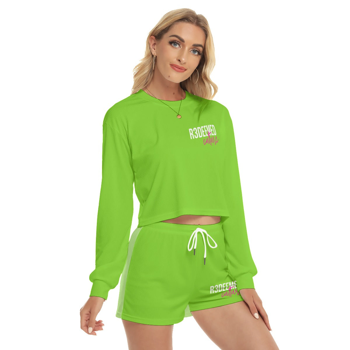 Womens' Short Sweatshirt and Shorts Set