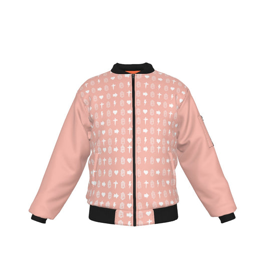 RC Rose Gold Designer Bomber Jacket