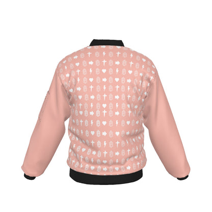 RC Rose Gold Designer Bomber Jacket