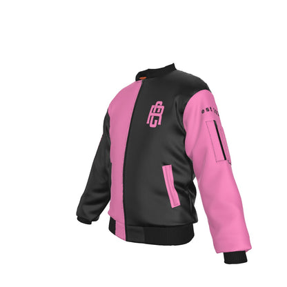 Jesus Saves Bomber Jacket Pink