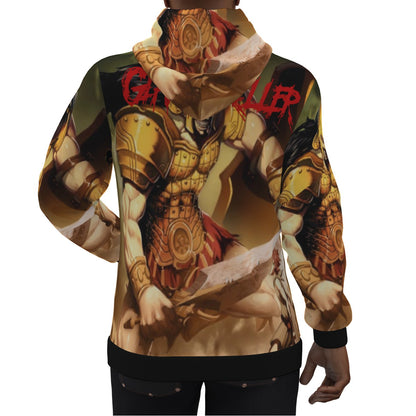 Giant Killer All-Over Print Men's Pullover Hoodie