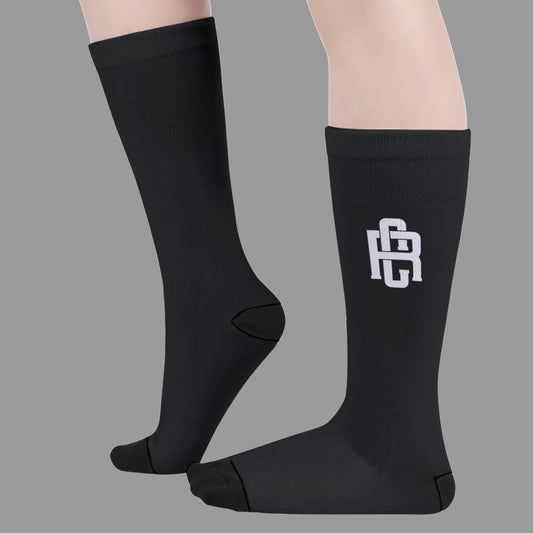 RC BLK socks side logo