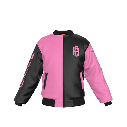 Jesus Saves Bomber Jacket Pink