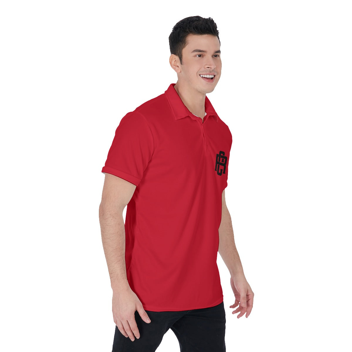 RC Men's Polo Shirt R B logo