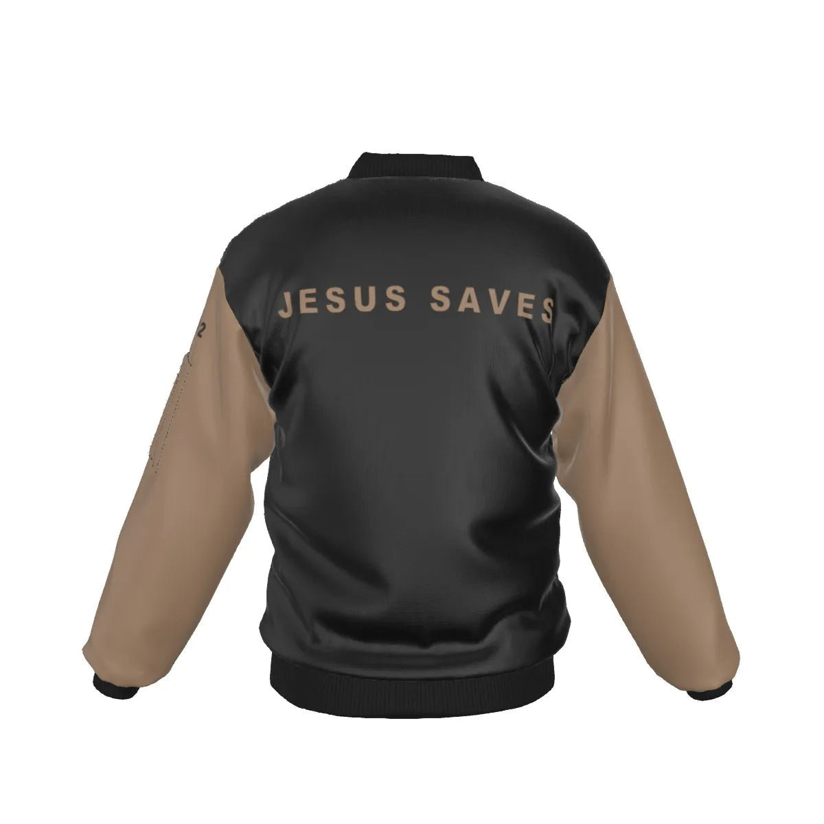 Jesus Saves Bomber Jacket Khaki