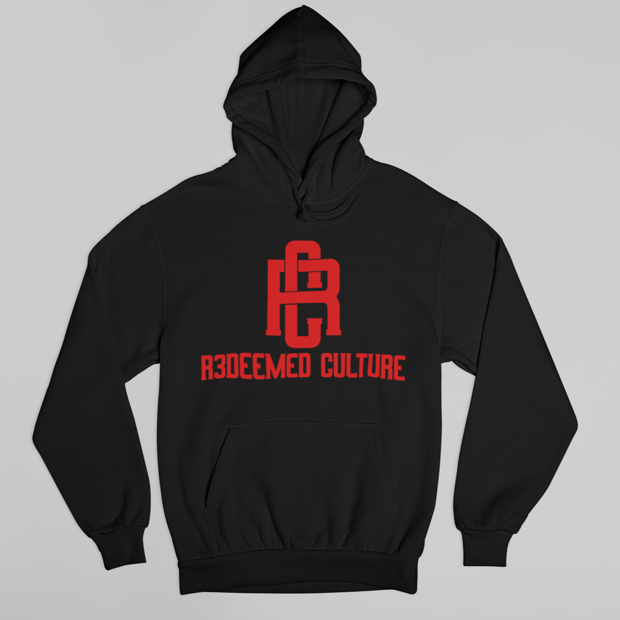 Black Hoodie Red RC