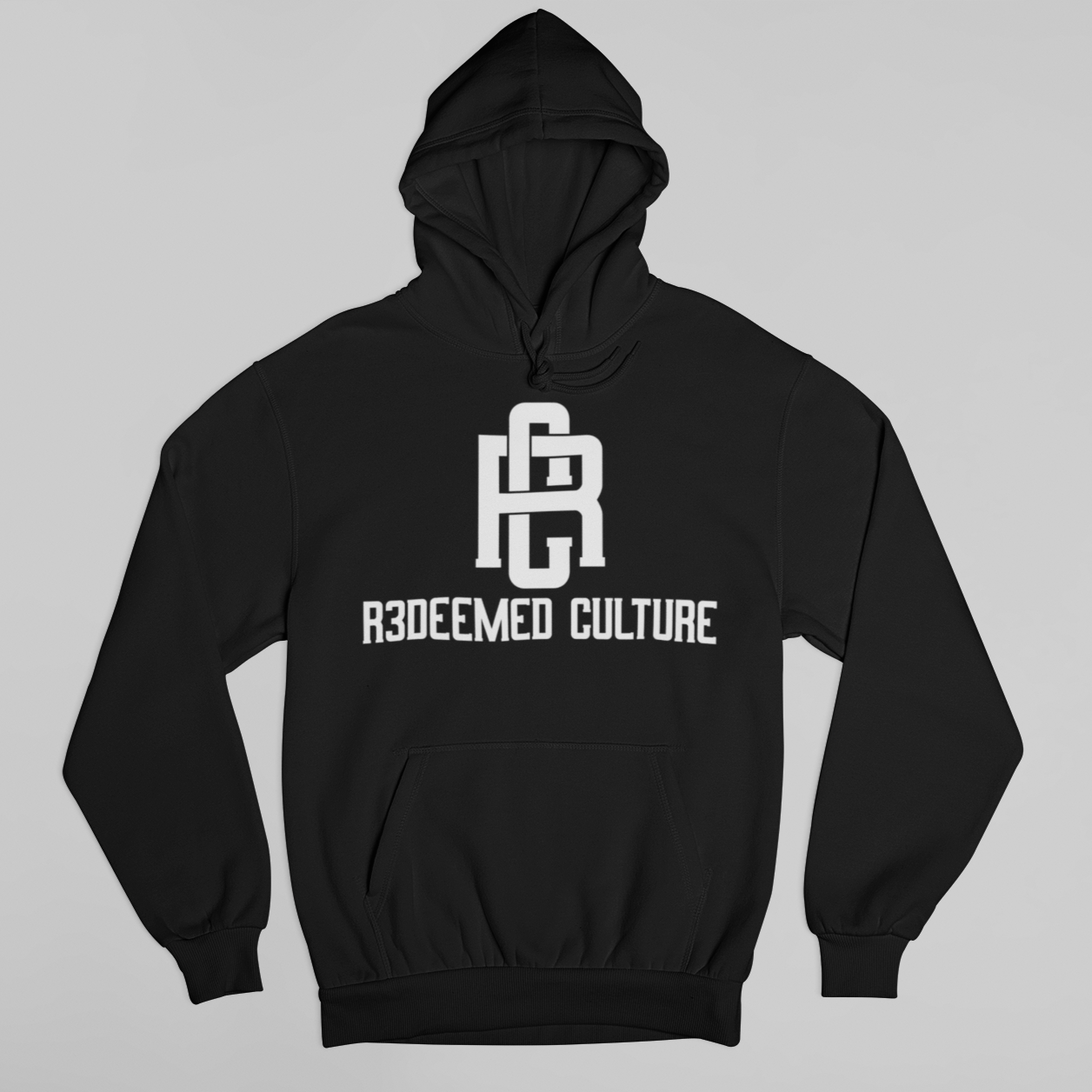 Black Hoodie White RC