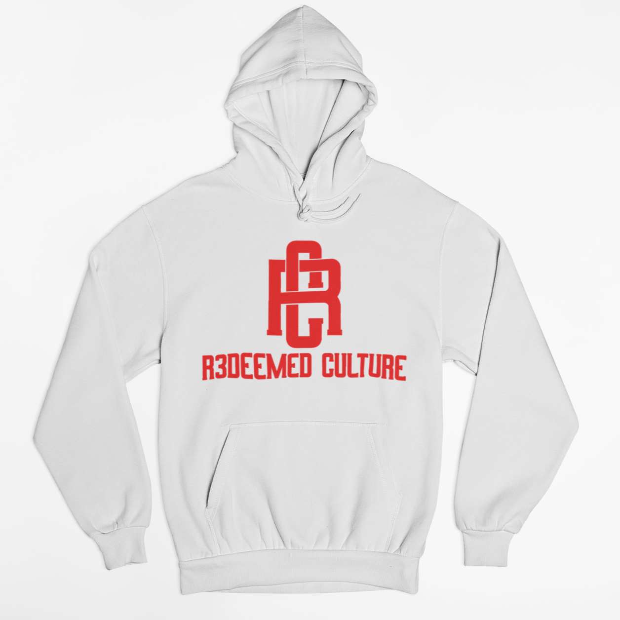 White Hoodie Red RC