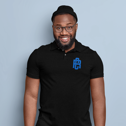 RC Men's Polo Shirt Bk Blu logo