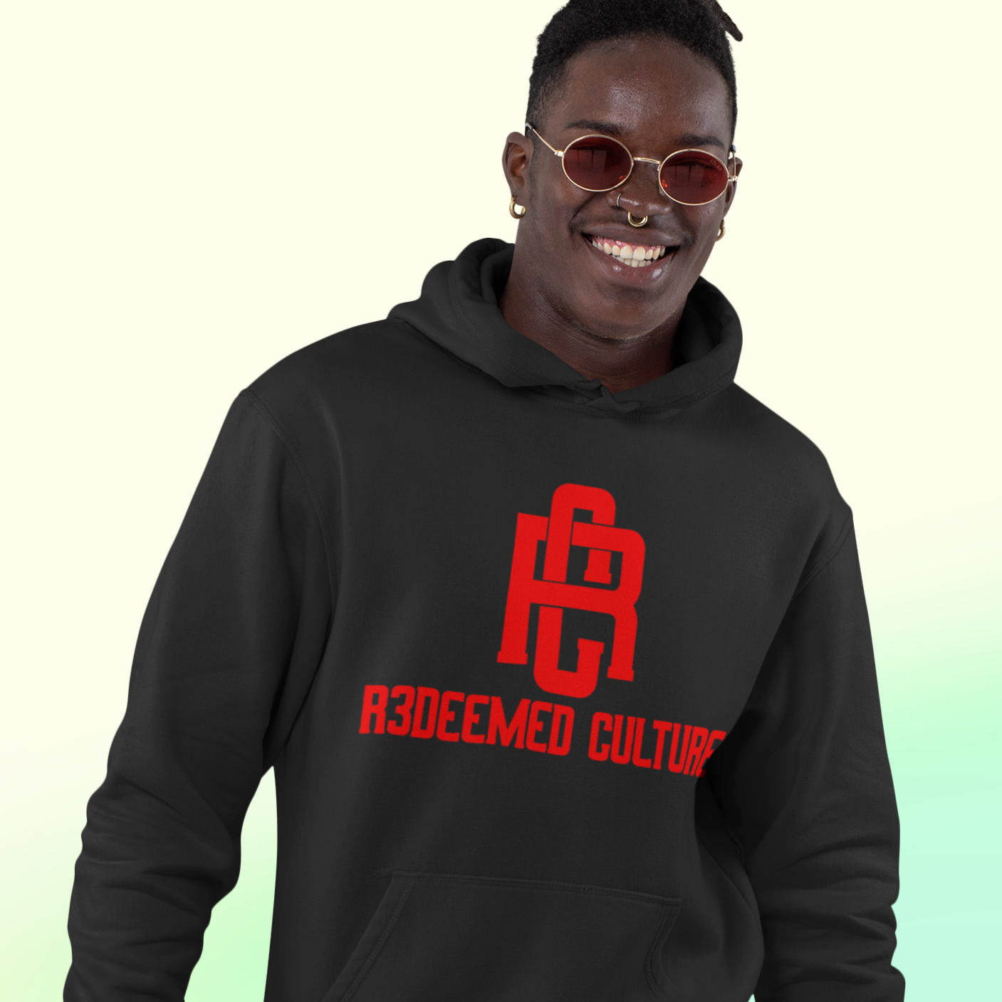 Black Hoodie Red RC